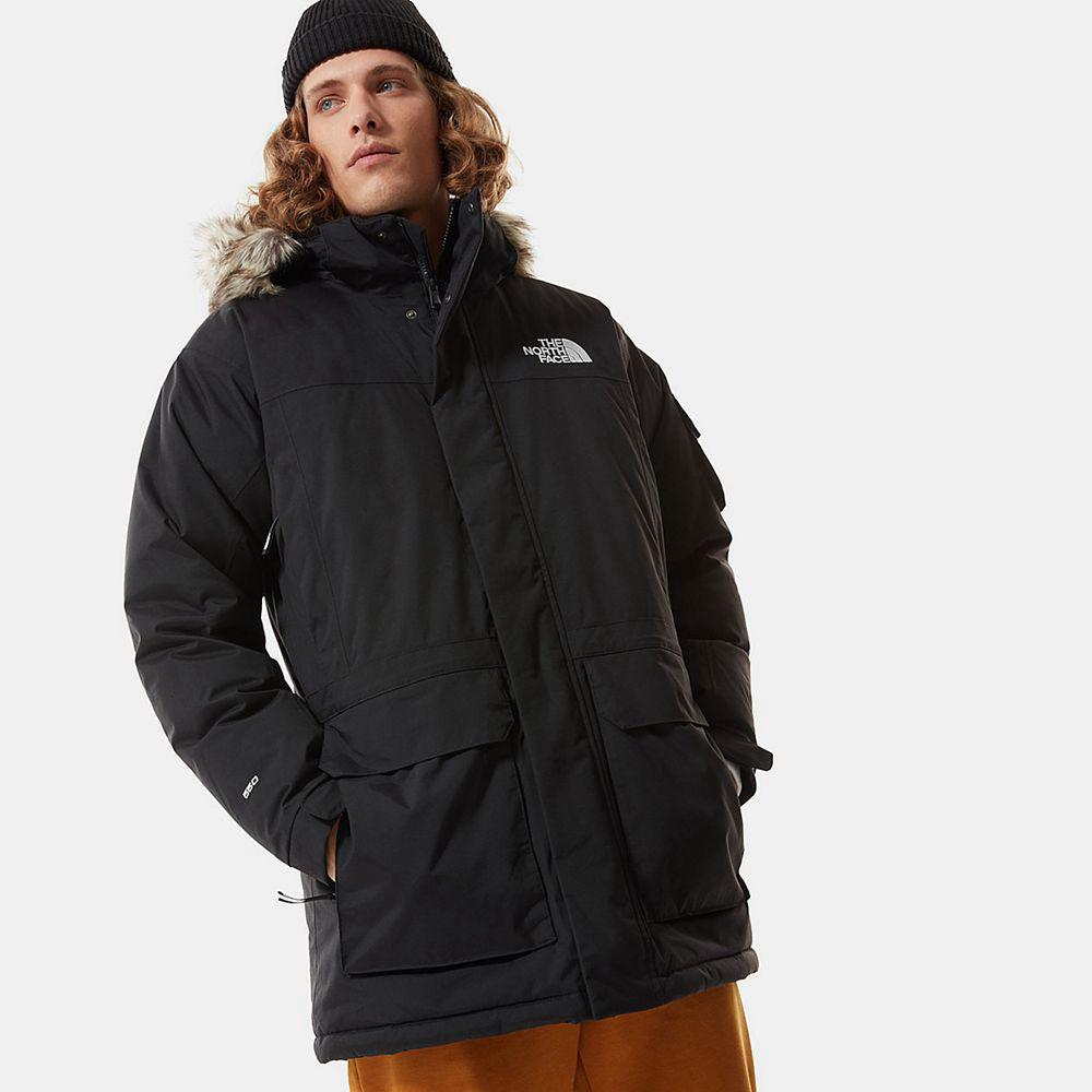 The North Face Mcmurdo Ανδρικα Αδιάβροχο Μπουφάν - Μαυρα (NFKJ65098)